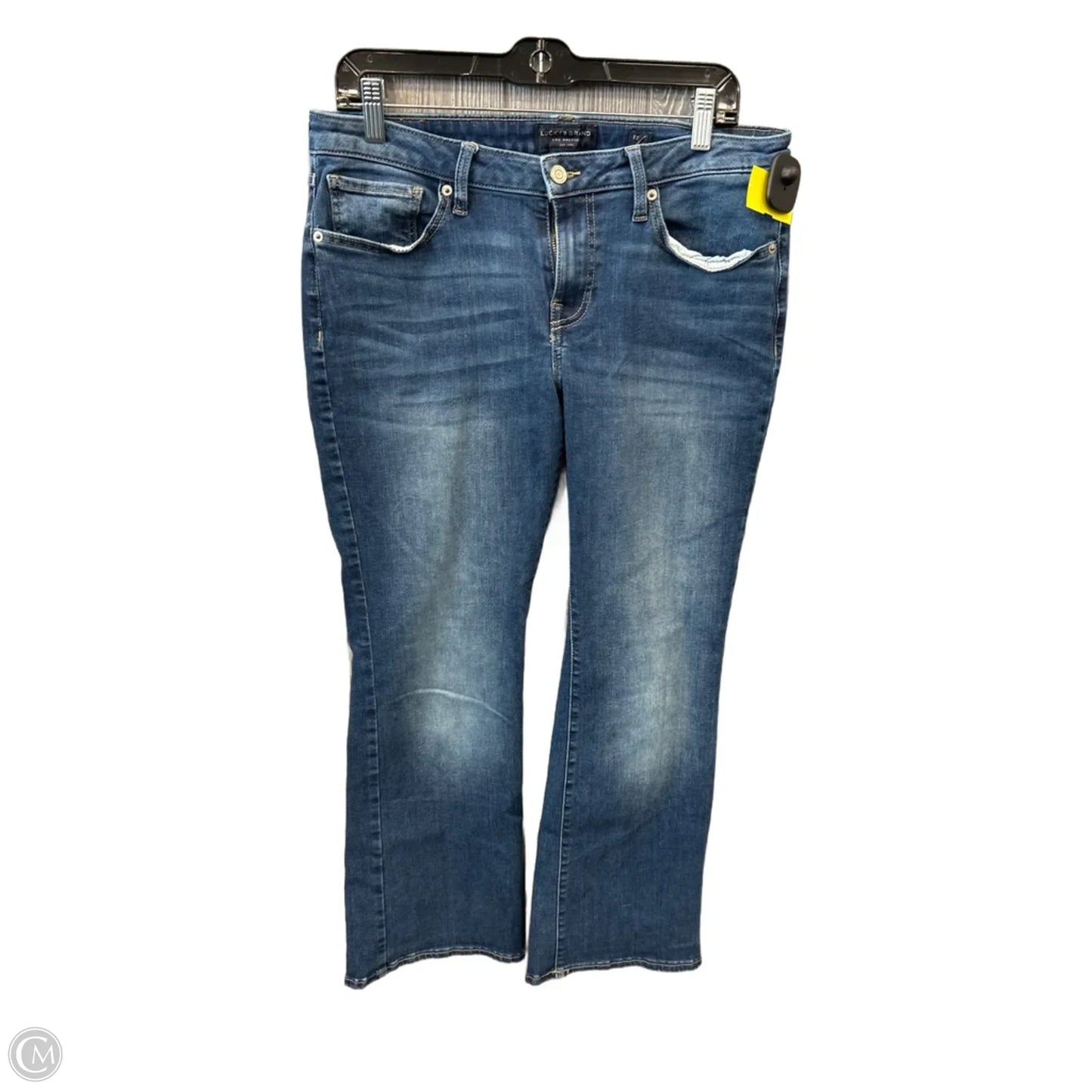 Jeans Flared By Lucky Brand In Blue Denim, Size: 12