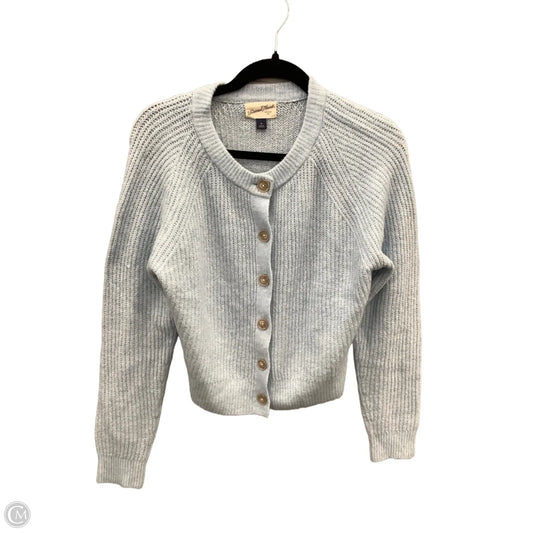 Sweater Cardigan By Universal Thread In Blue, Size: M