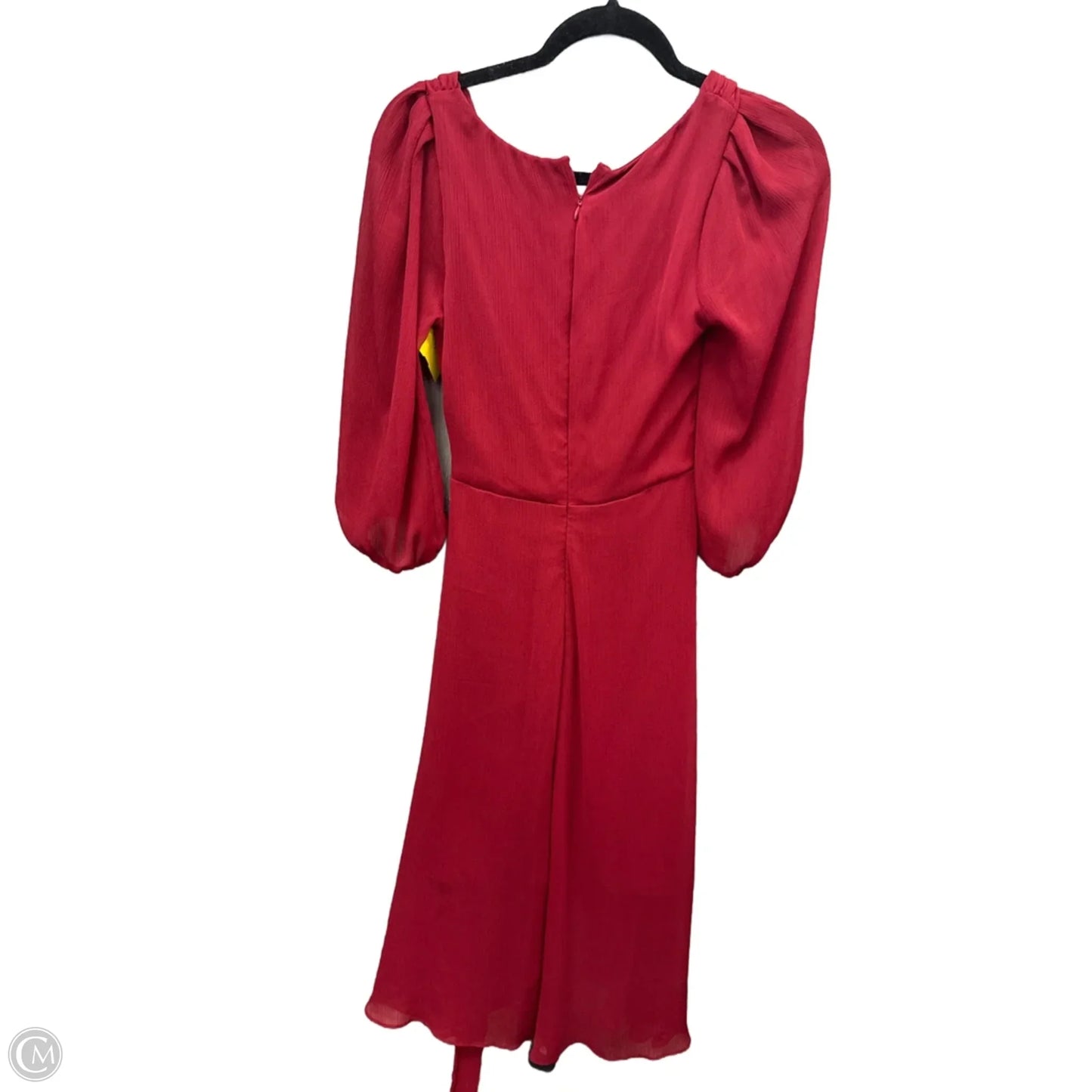 Dress Party Midi By Chaps In Red, Size: S