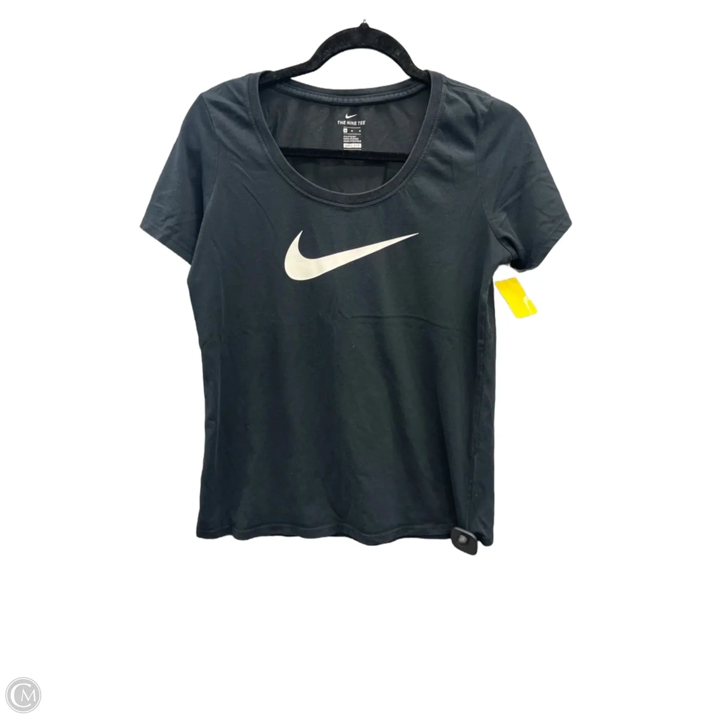 Athletic Top Short Sleeve By Nike Apparel In Black, Size: M