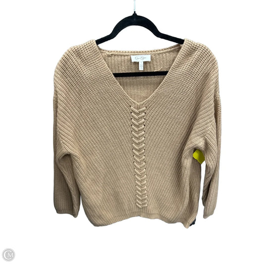 Sweater By Jessica Simpson In Brown, Size: L