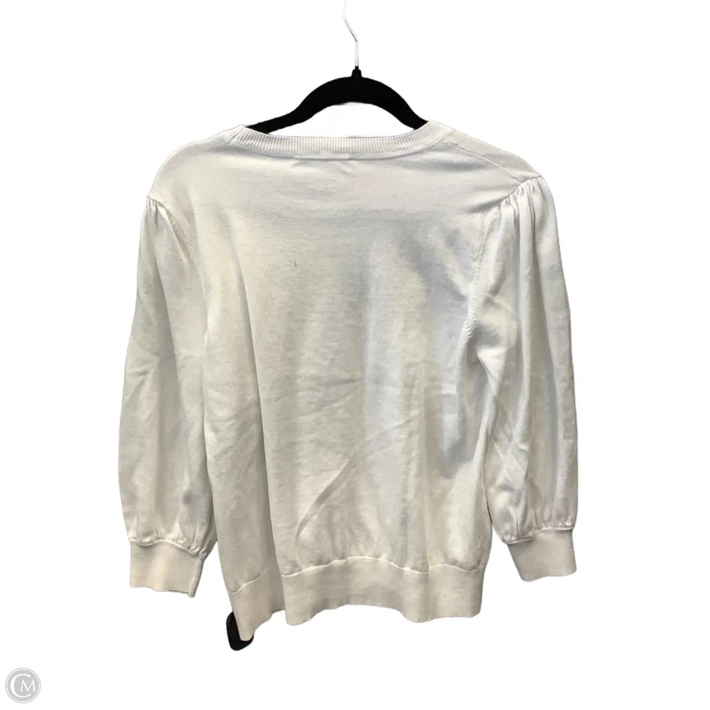 Sweater By Loft In White, Size: L
