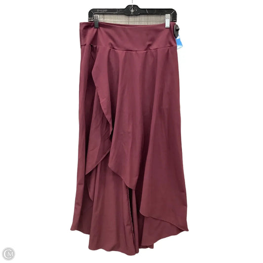Skirt Maxi By Cmf In Maroon, Size: 12