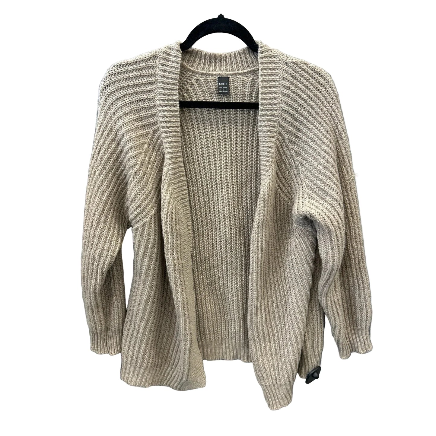 Sweater Cardigan By Shein In Brown, Size: S