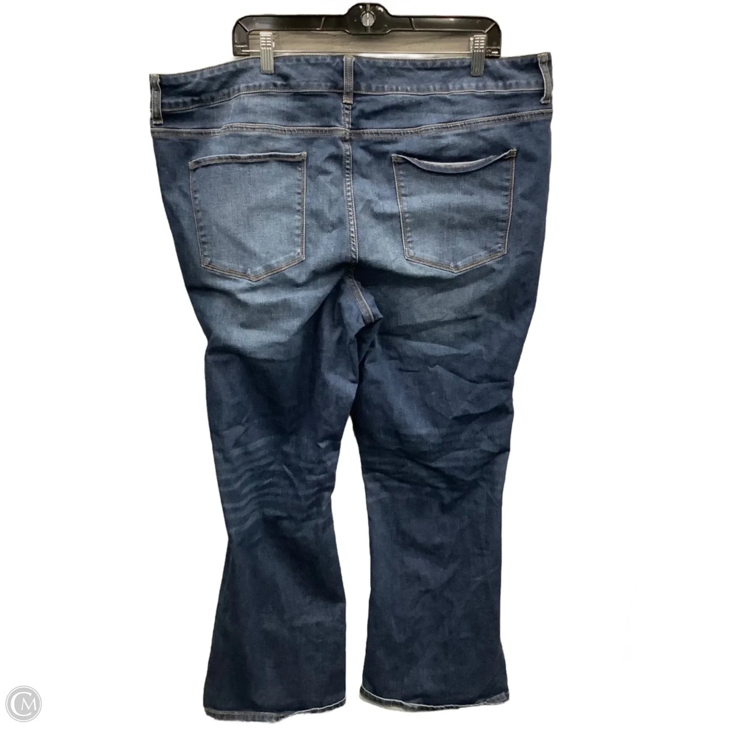 Jeans Flared By Maurices In Blue Denim, Size: 22