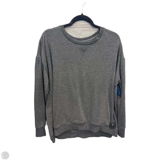 Sweatshirt Crewneck By Daisy Fuentes In Grey, Size: 2x