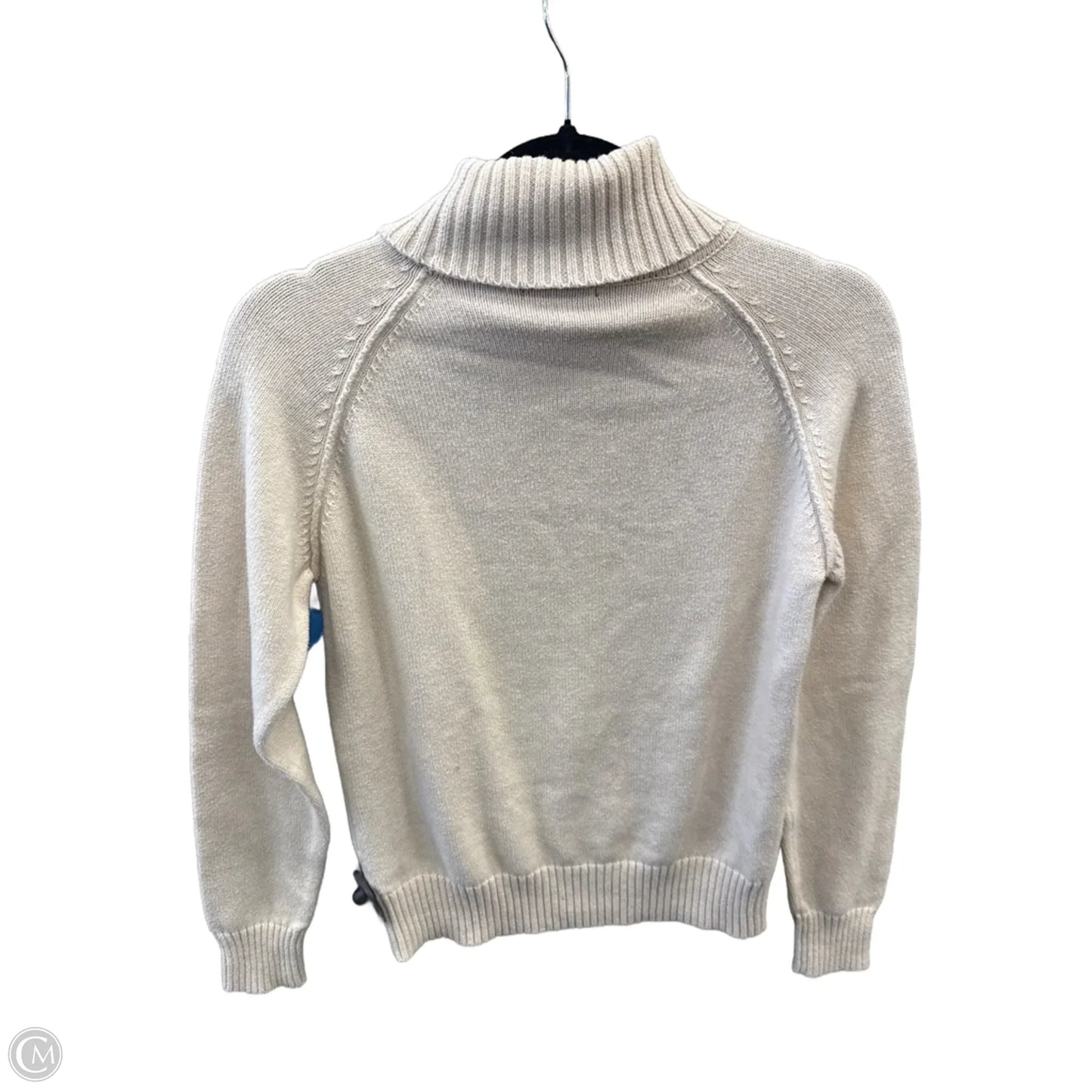 Sweater By Jeanne Pierre In Cream, Size: M