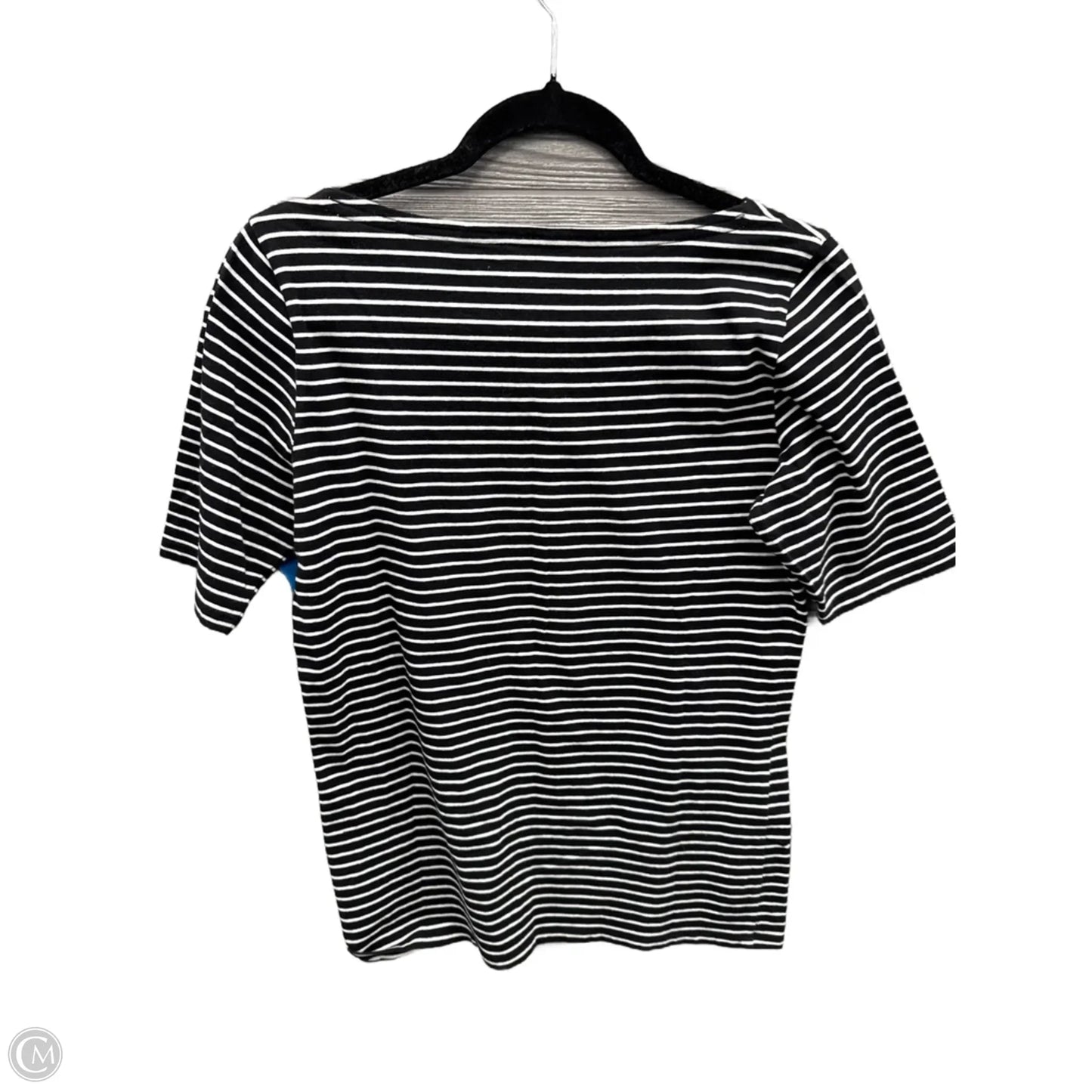 Top Short Sleeve By Jones New York In Black, Size: M