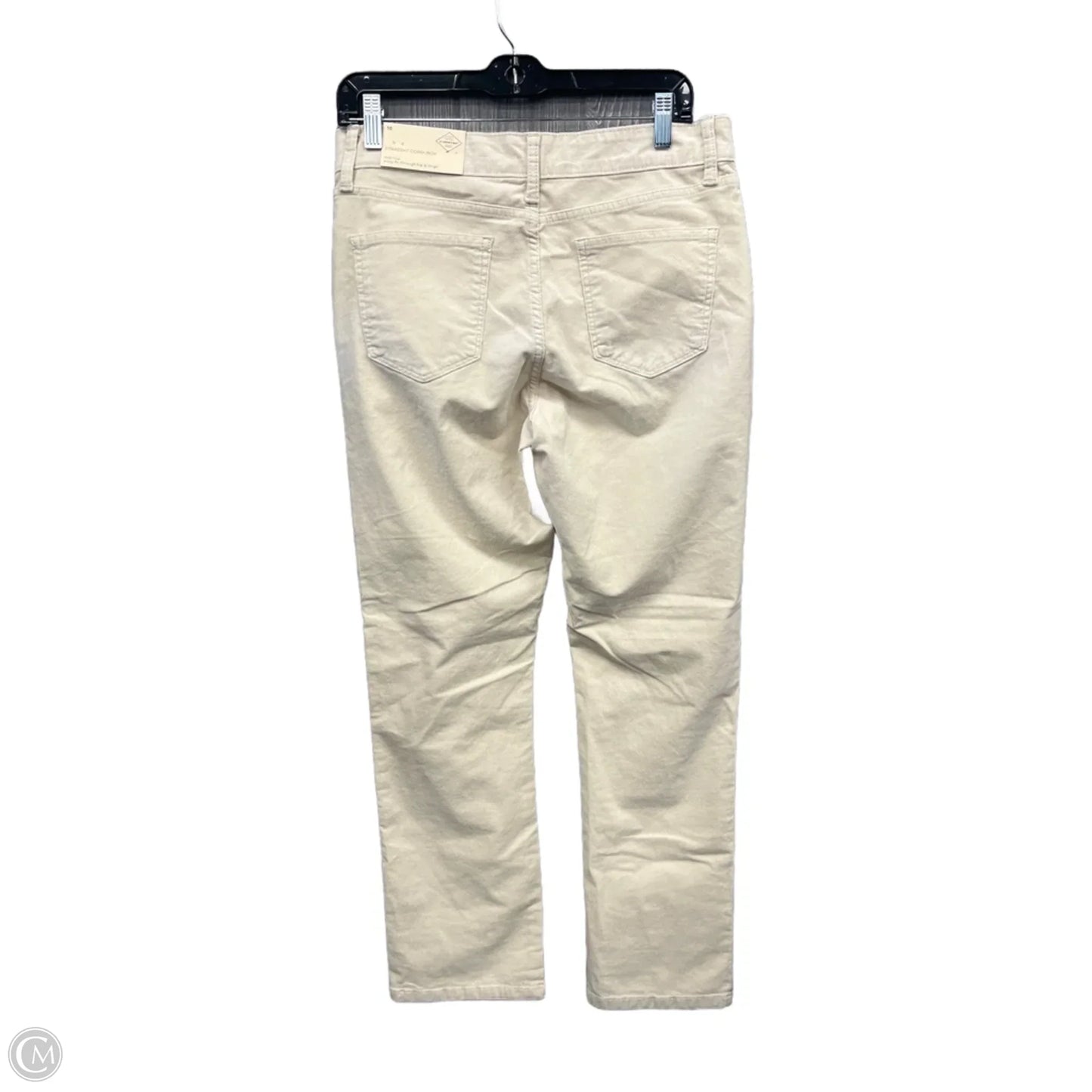 Pants Corduroy By St Johns Bay In Cream, Size: 10