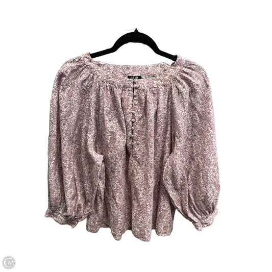 Top Long Sleeve By Ana In Purple, Size: Xl