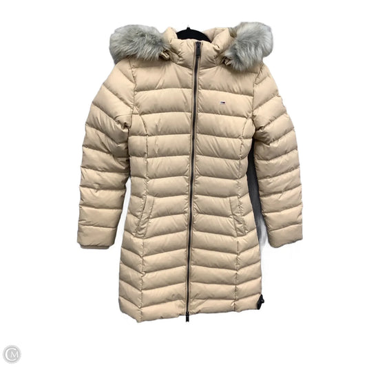 Coat Parka By Tommy Hilfiger In Tan, Size: Xs