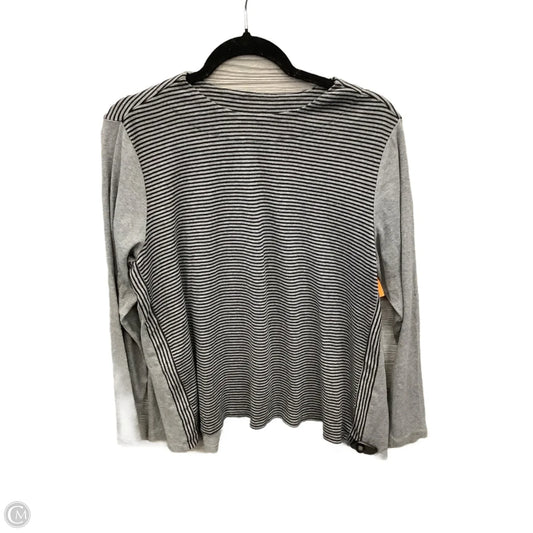 Top Long Sleeve By J. Jill In Grey, Size: L