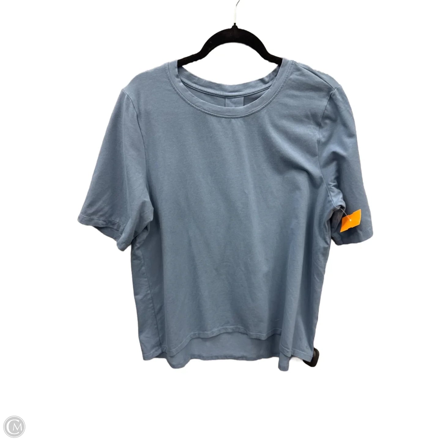 Top Short Sleeve By Cuddl Duds In Blue, Size: L