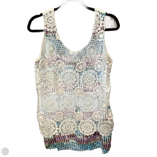 Top Sleeveless By Adore In White, Size: M