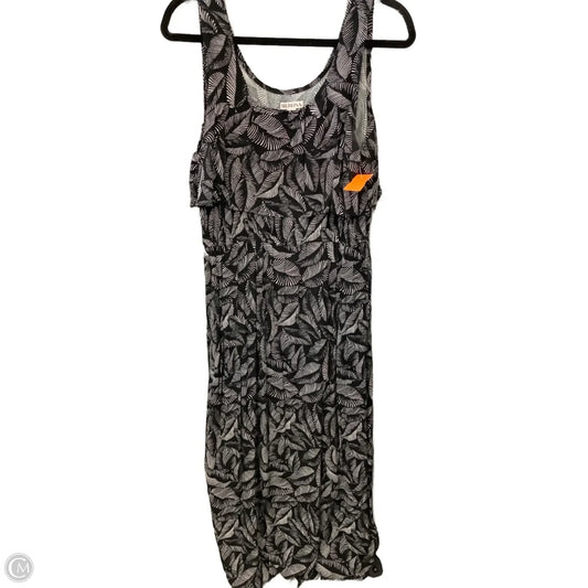 Dress Casual Maxi By Merona In Black, Size: L