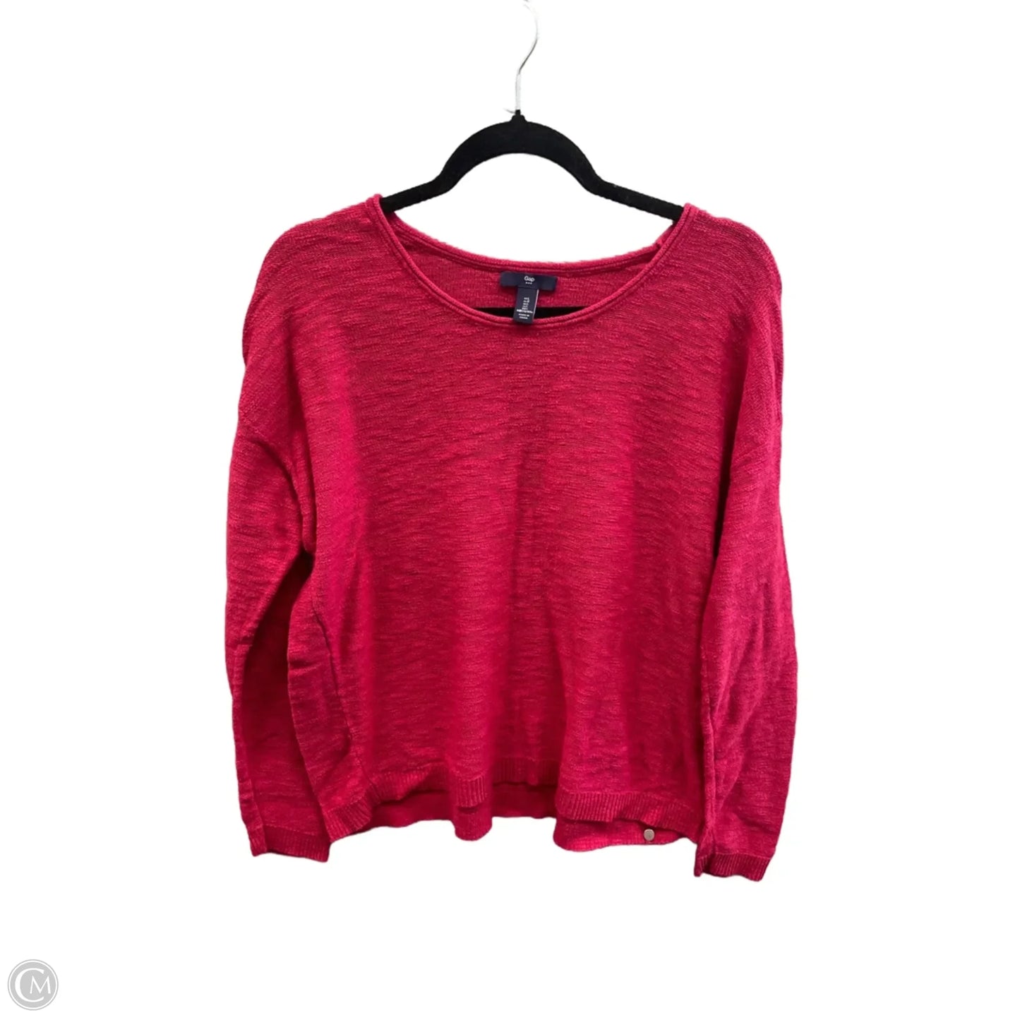 Top Long Sleeve By Gap In Pink, Size: L
