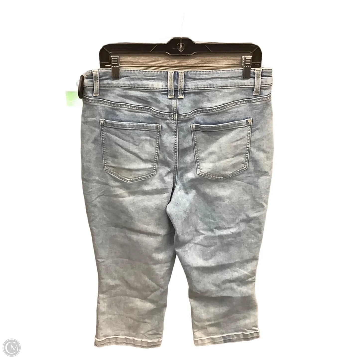 Capris By Maurices In Blue Denim, Size: 14