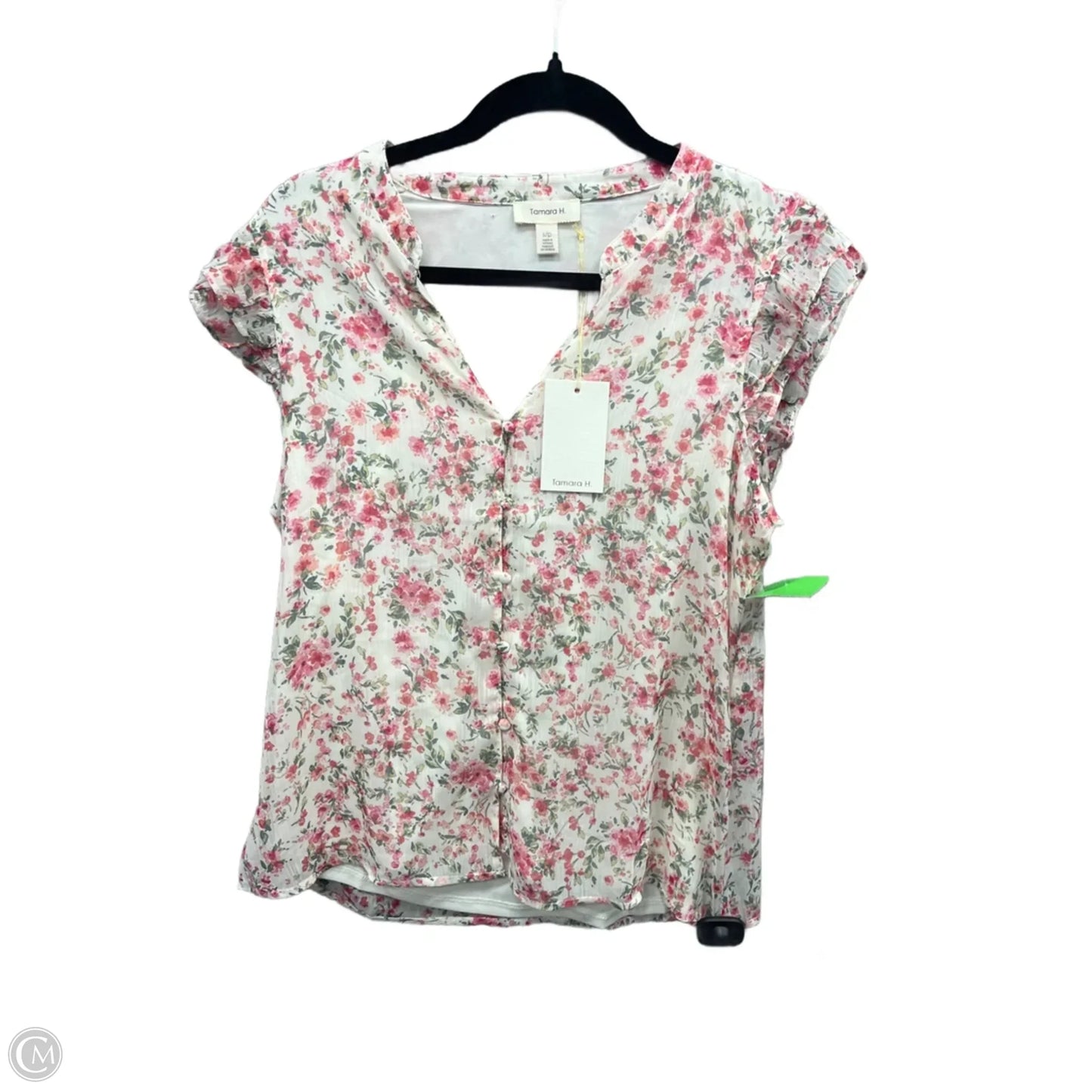 Blouse Sleeveless By Tamara H In Floral Print, Size: S
