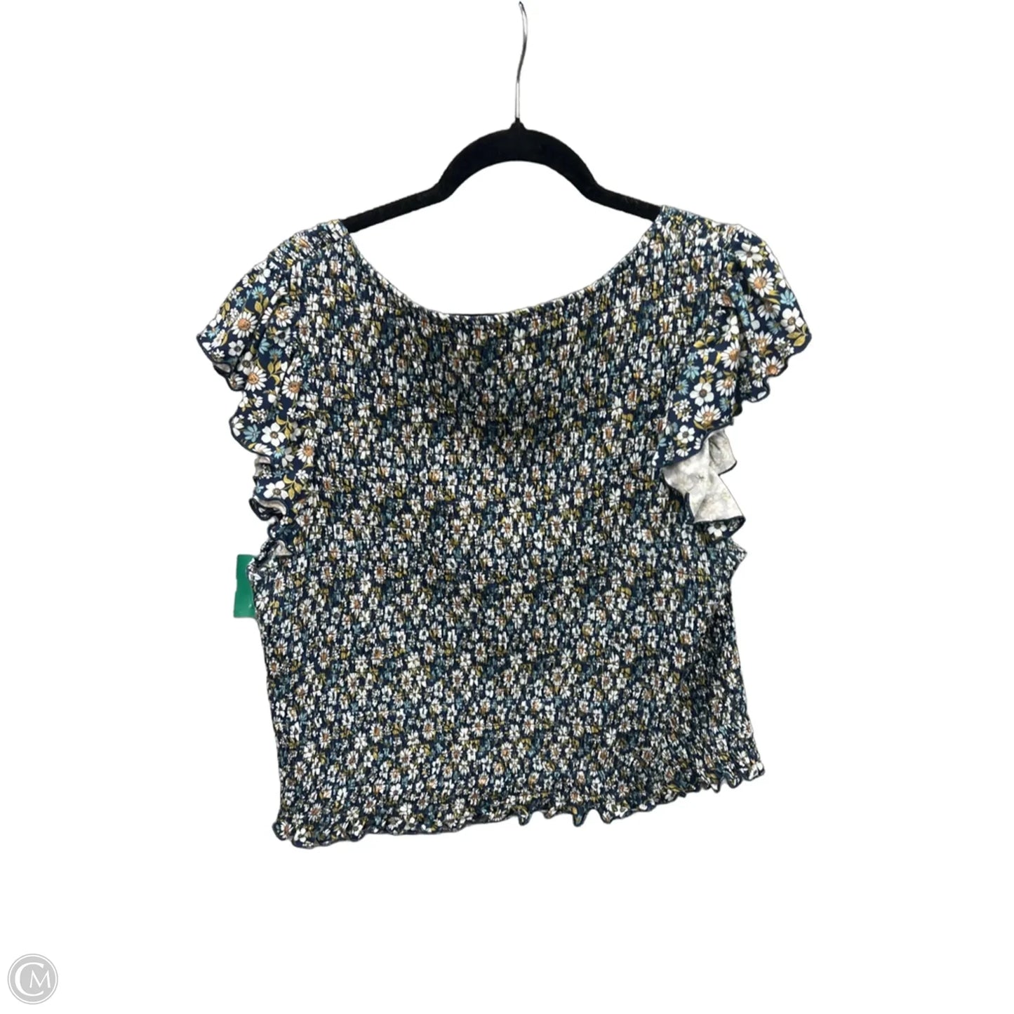 Top Short Sleeve By Old Navy In Blue, Size: Xxl