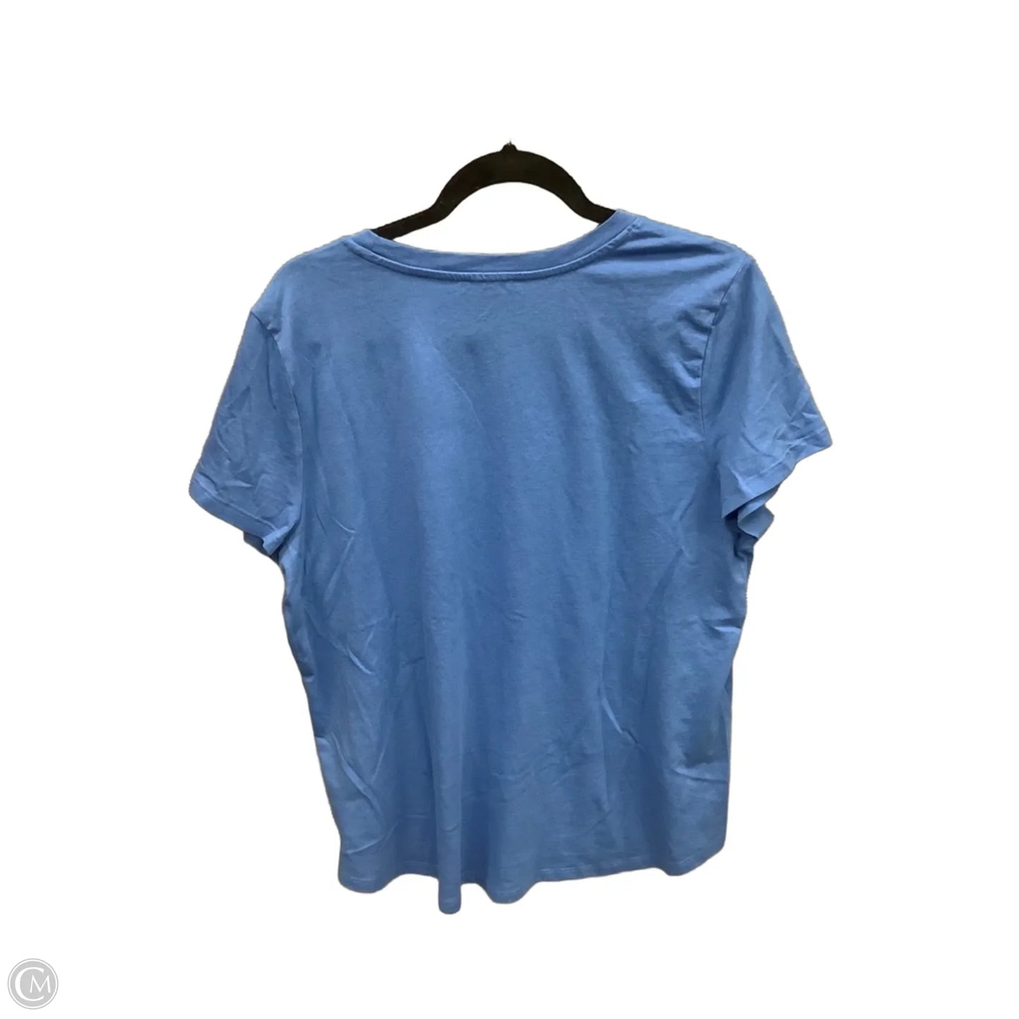Top Short Sleeve By Maurices In Blue, Size: Xl