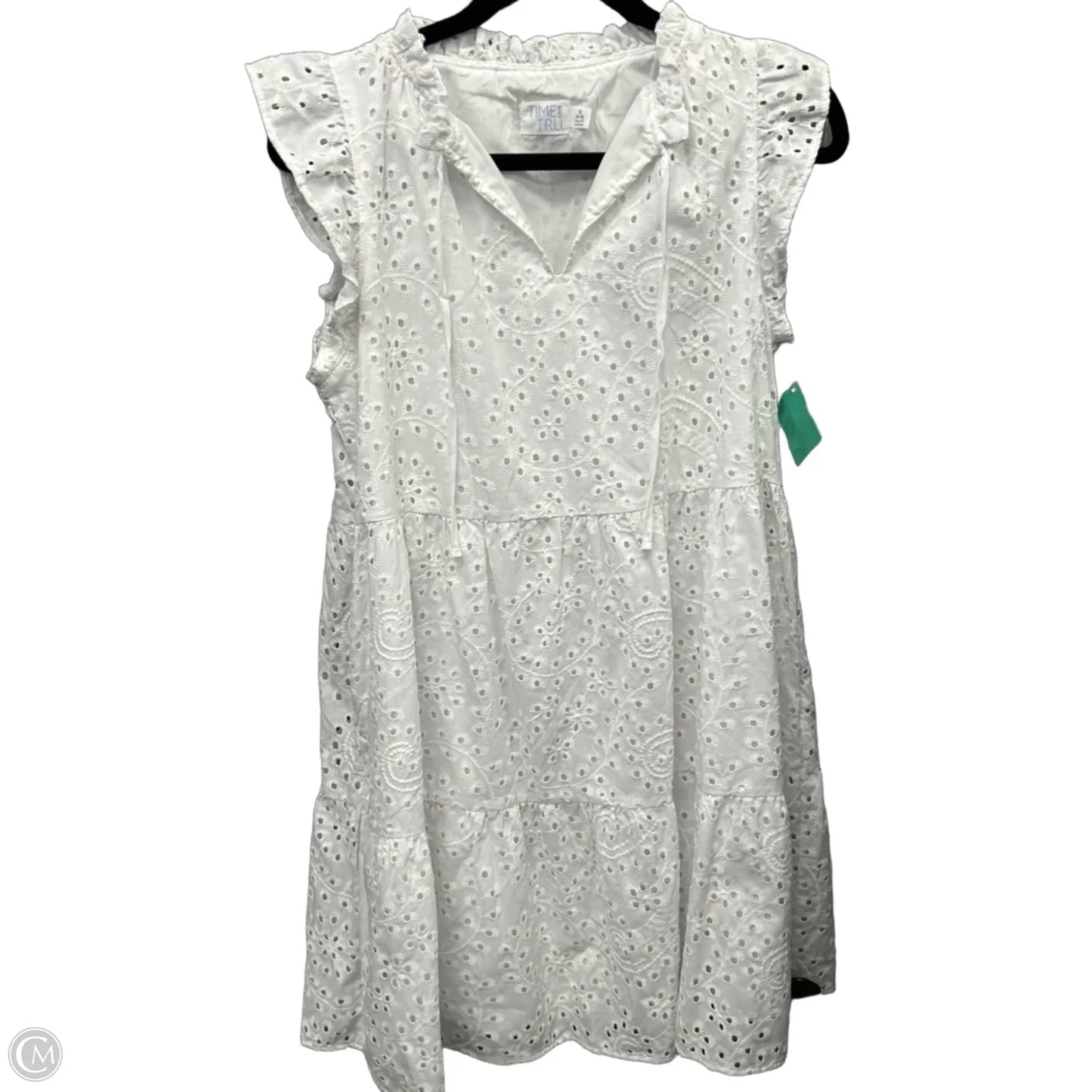 Dress Casual Short By Time And Tru In White, Size: S