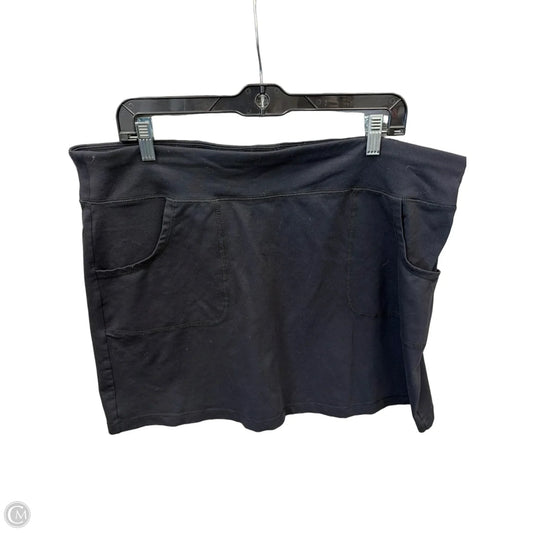 Athletic Skirt By Columbia In Black, Size: Xl