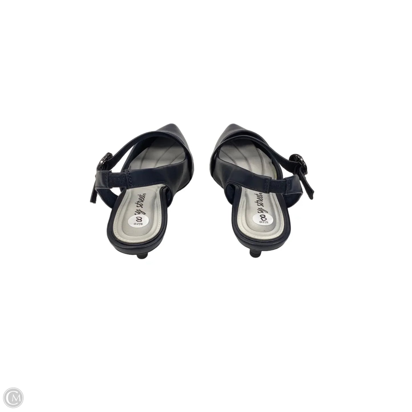 Shoes Heels Kitten By Easy Street In Navy, Size: 8