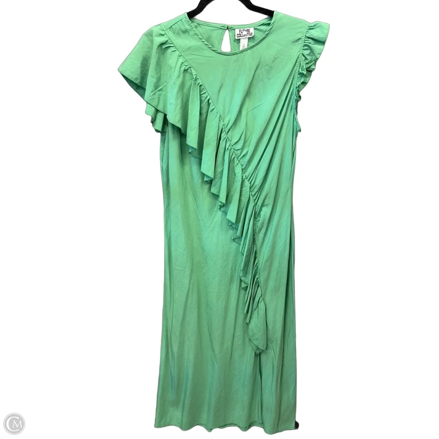 Dress Casual Maxi By Future Collective In Green, Size: Xl