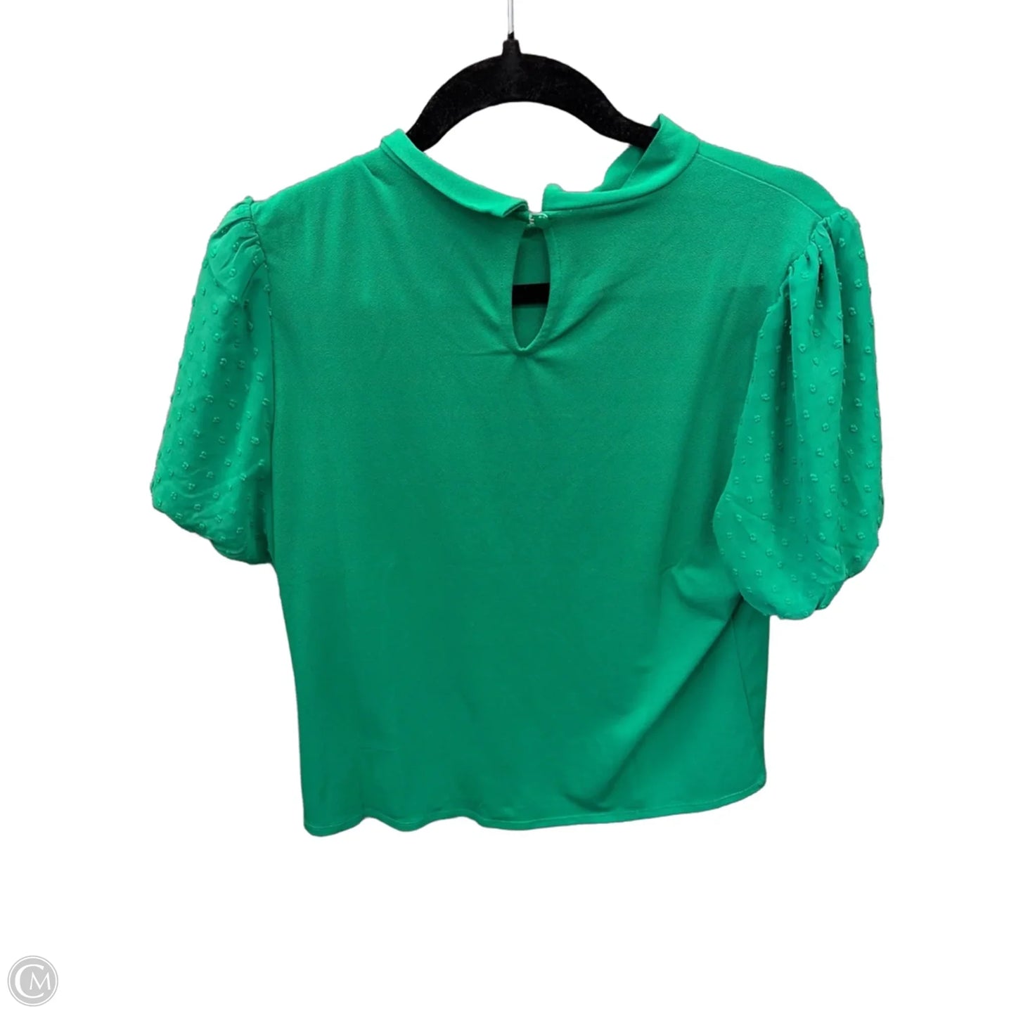 Top Short Sleeve By Adrianna Papell In Green, Size: M