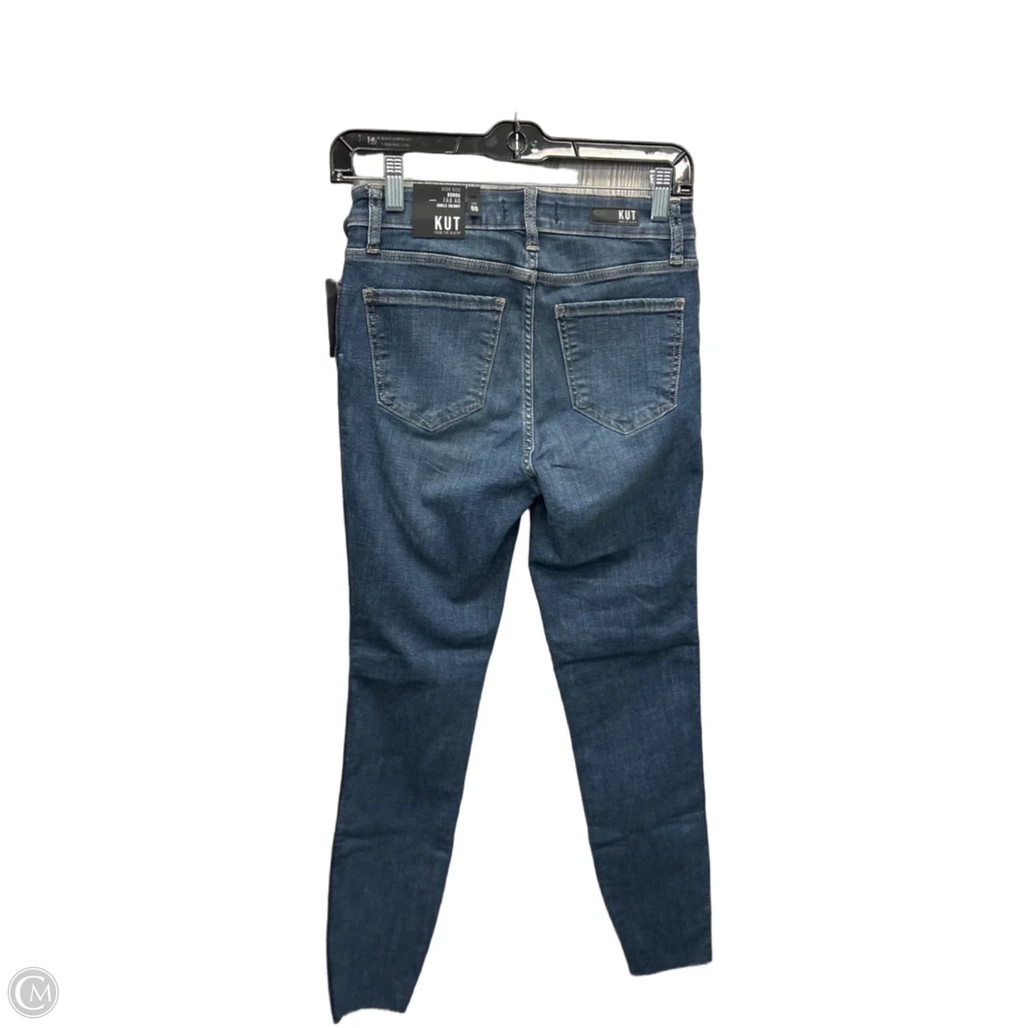 Jeans Skinny By Kut In Blue Denim, Size: 0