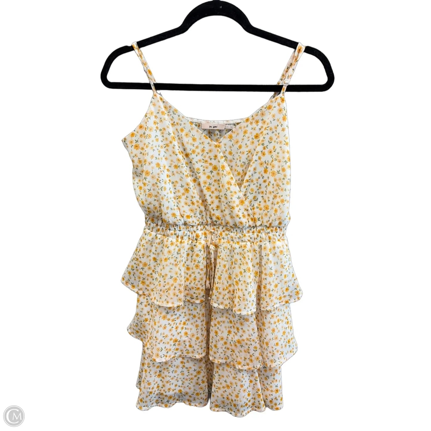 Dress Casual Short By Mi Ami In Yellow, Size: S