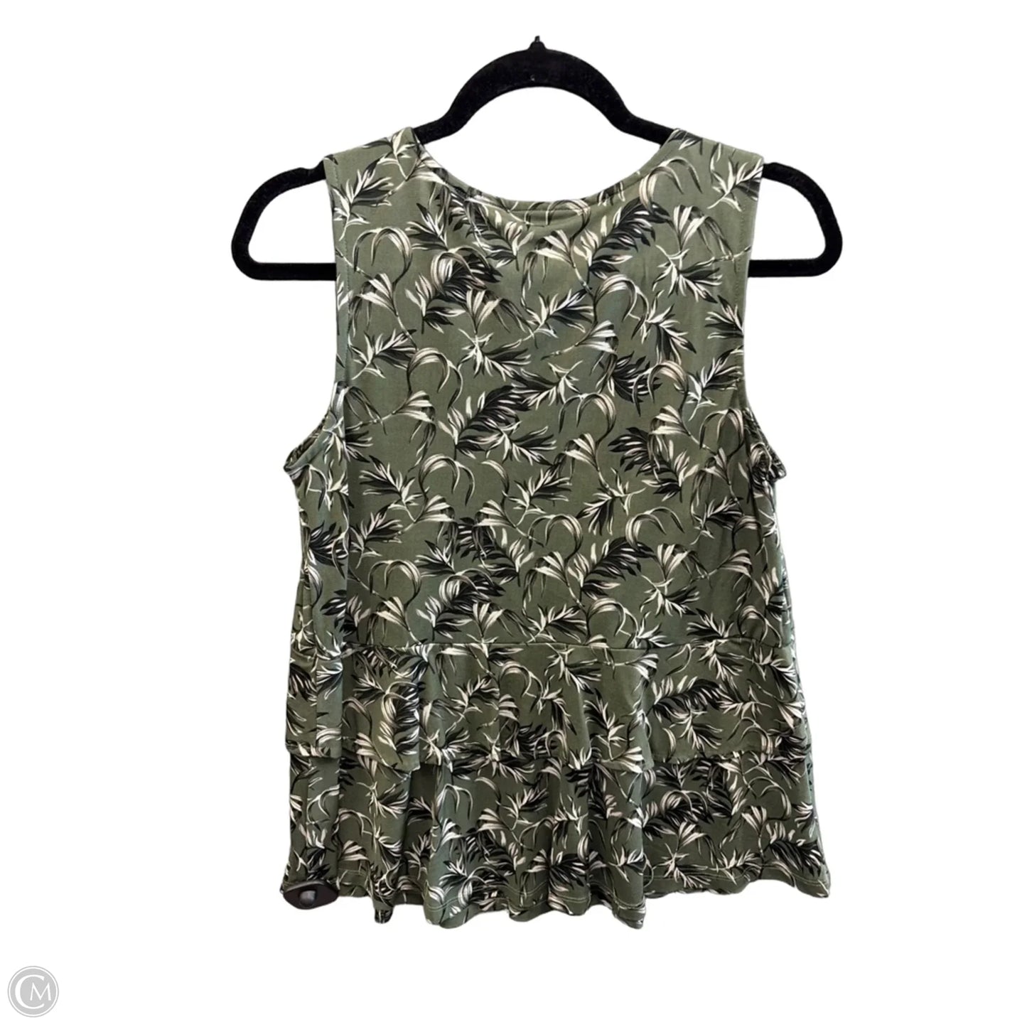 Top Sleeveless By Style And Company In Green, Size: Mp