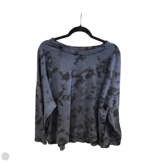 Sweatshirt Crewneck By Terra & Sky In Navy, Size: 3x