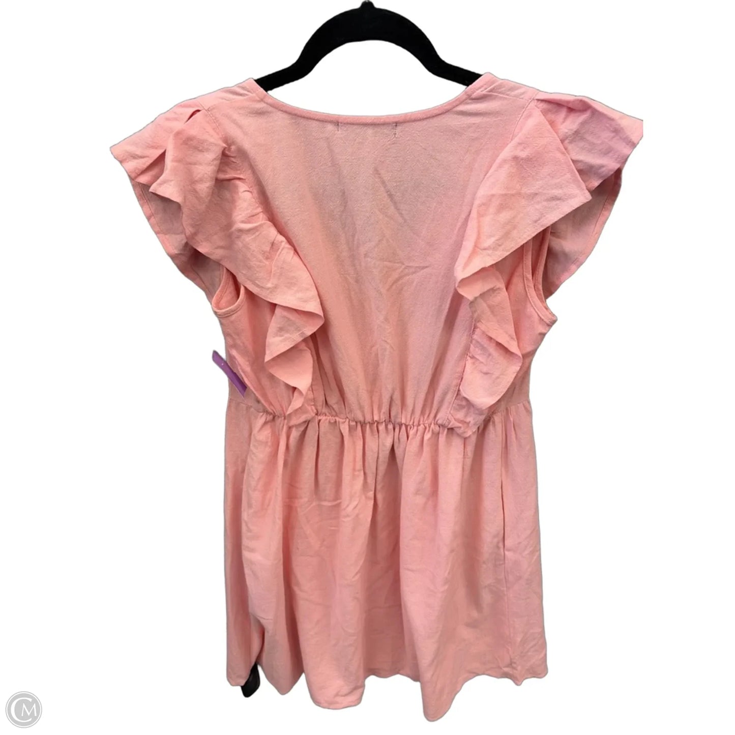 Dress Casual Short By Clothes Mentor In Pink, Size: M