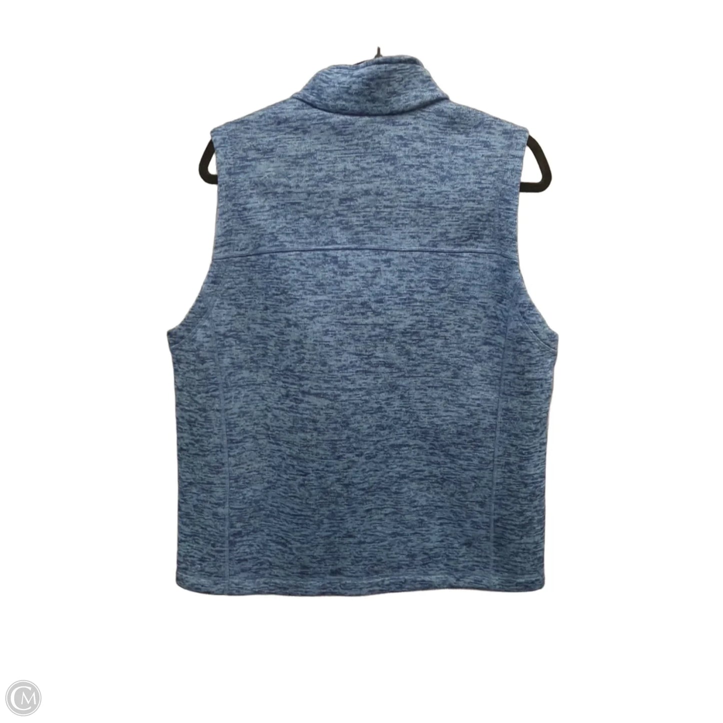 Vest Fleece By Lands End In Blue, Size: L