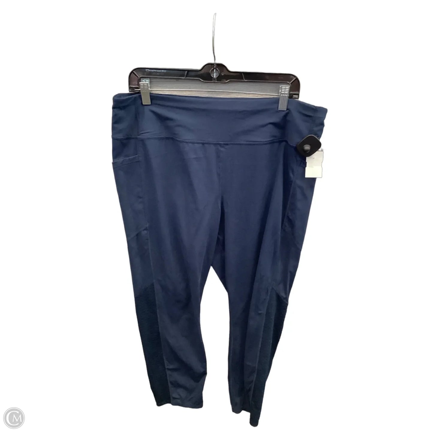 Athletic Leggings By Avia In Navy, Size: 3x