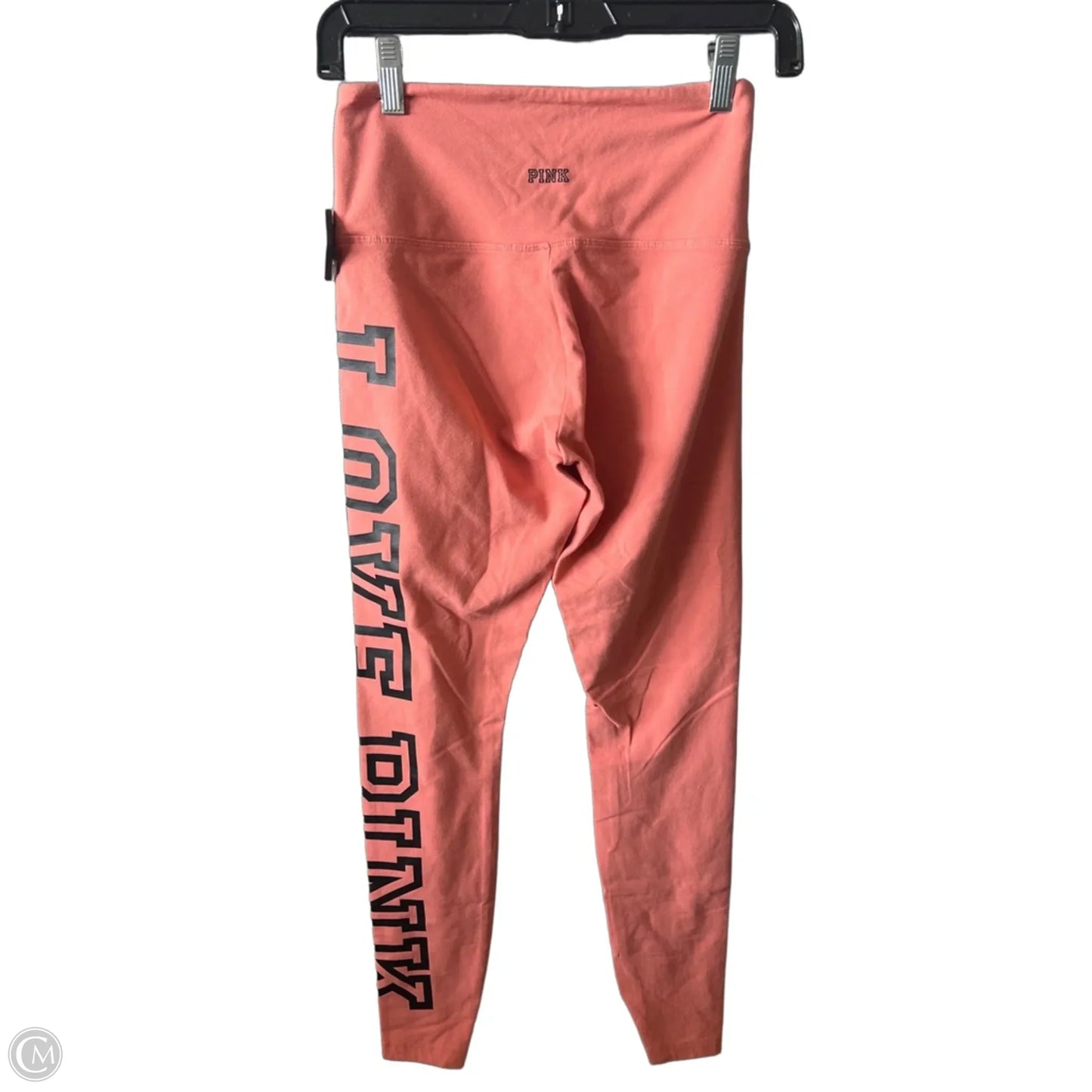 Athletic Leggings By Pink In Orange, Size: S