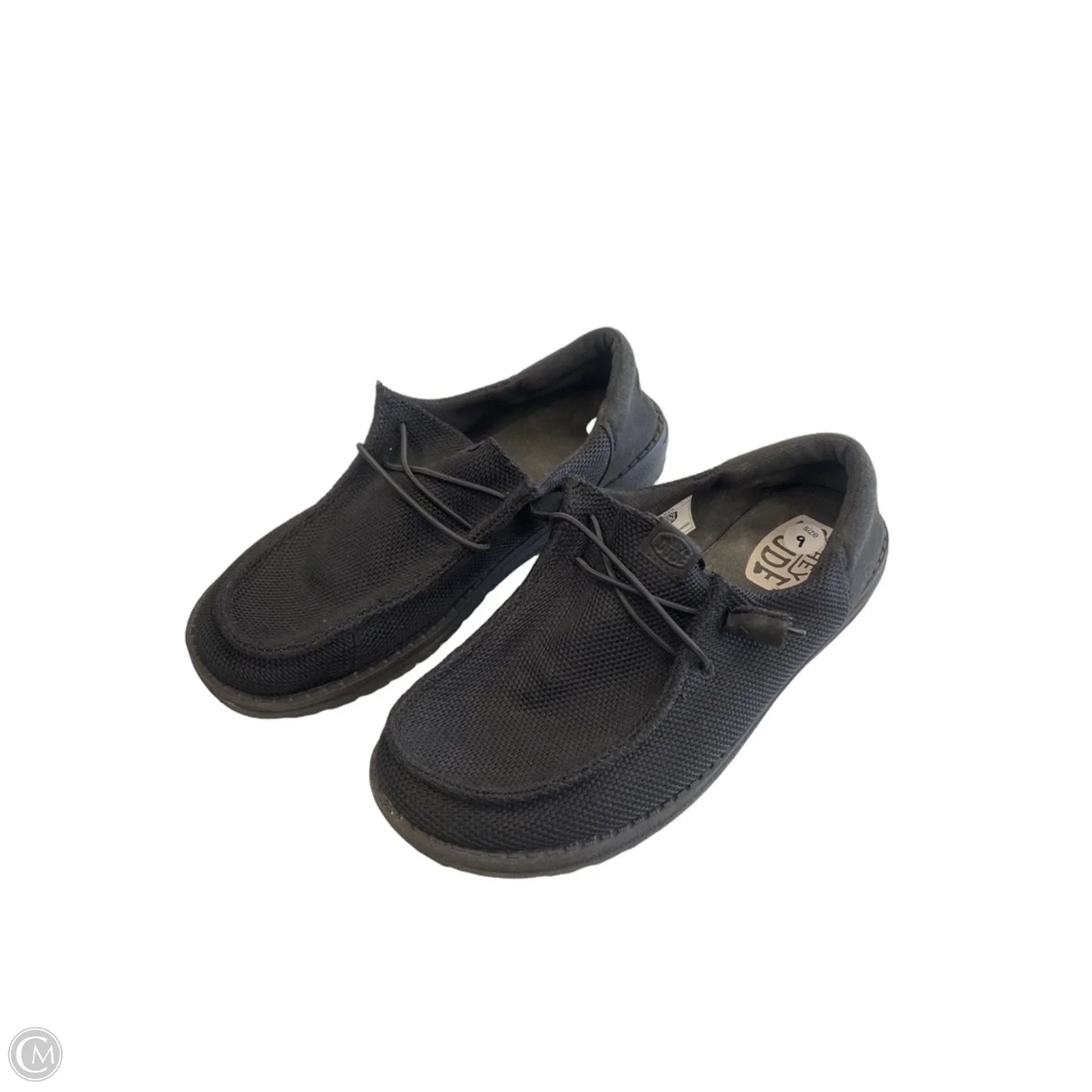 Shoes Sneakers By Hey Dude In Black, Size: 9
