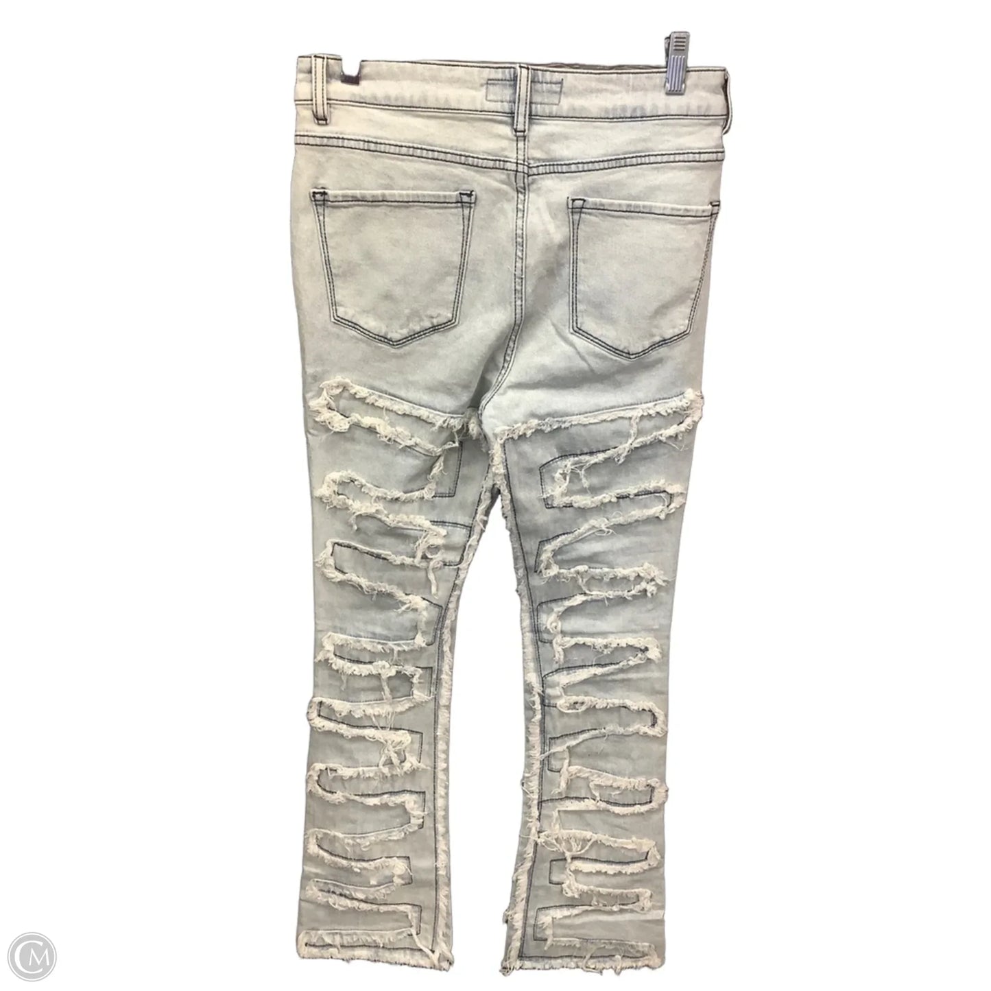 Jeans Flared By Clothes Mentor In Blue Denim, Size: 8