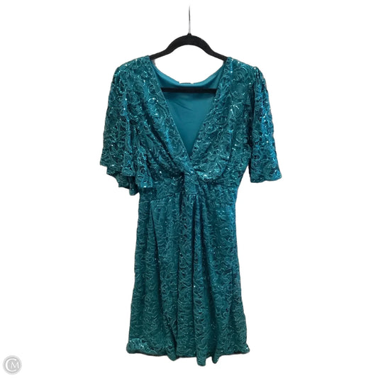 Dress Party Midi By Cmc In Teal, Size: 1x