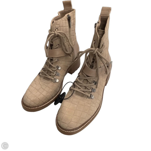 Boots Mid-calf Heels By Vince Camuto In Tan, Size: 8.5