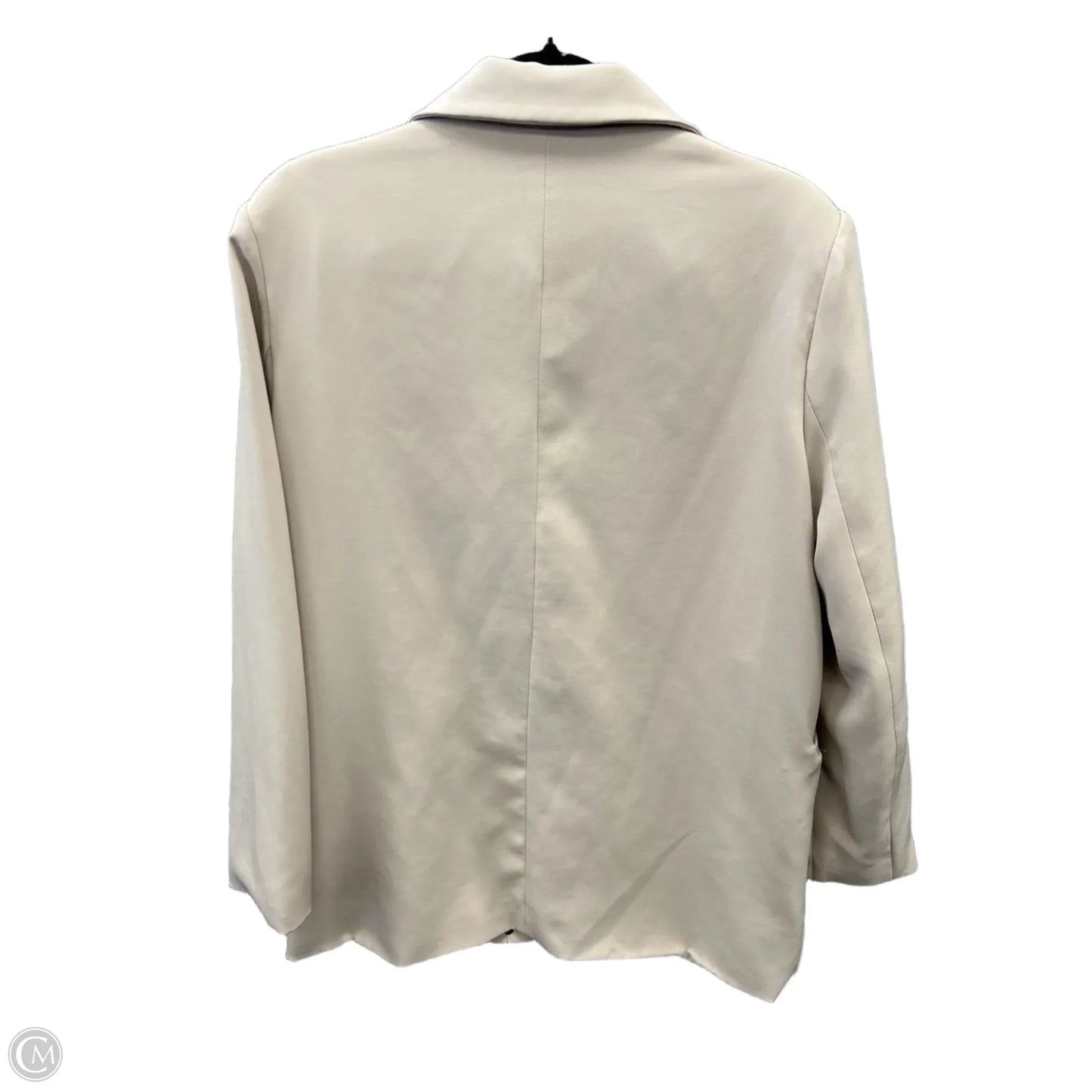 Blazer By Clothes Mentor In Tan, Size: L