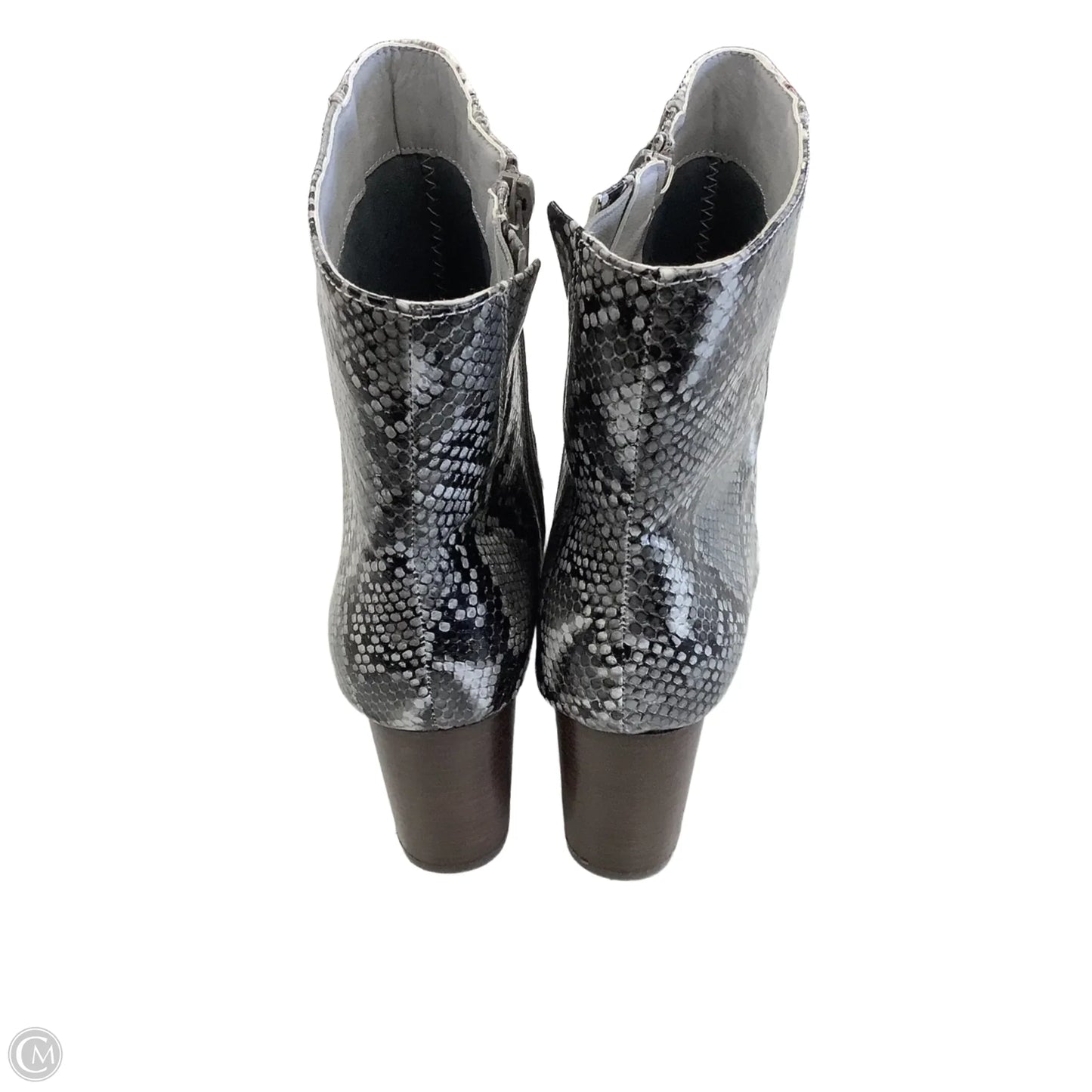 Boots Ankle Heels By Pierre Dumas In Grey, Size: 10