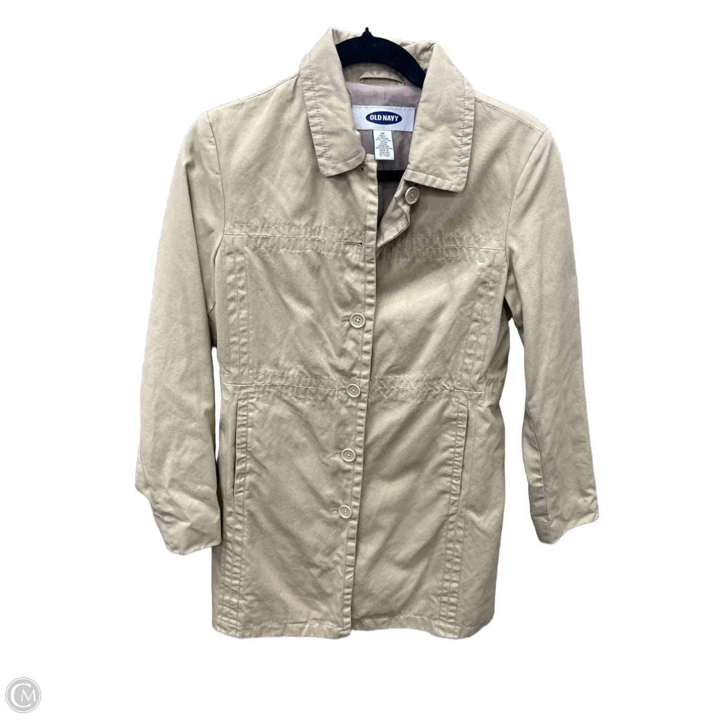 Coat Peacoat By Old Navy In Tan, Size: Xs