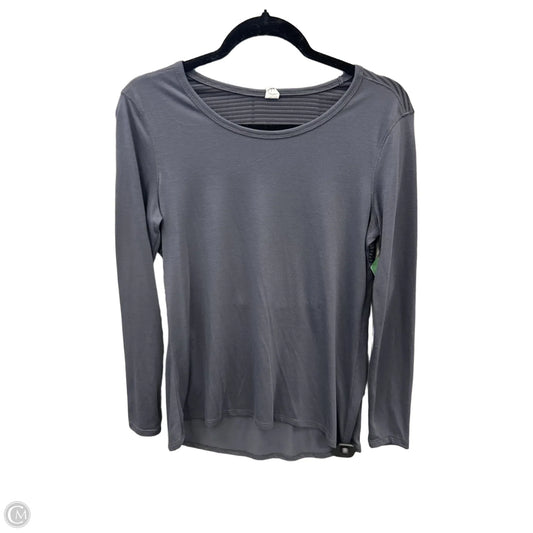 Top Long Sleeve Basic By Old Navy In Grey, Size: S