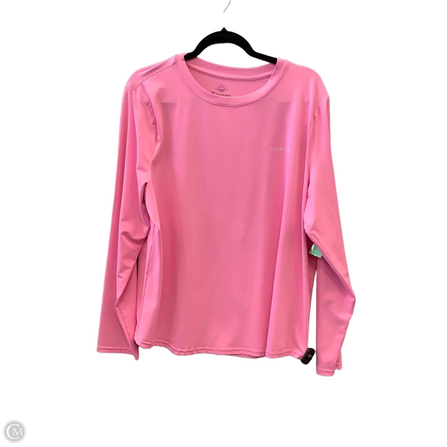 Top Long Sleeve By Talbots In Pink, Size: Xl