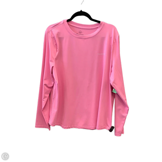 Top Long Sleeve By Talbots In Pink, Size: Xl