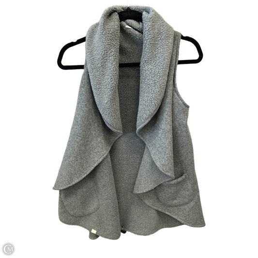 Vest Fleece By Clothes Mentor In Grey, Size: S