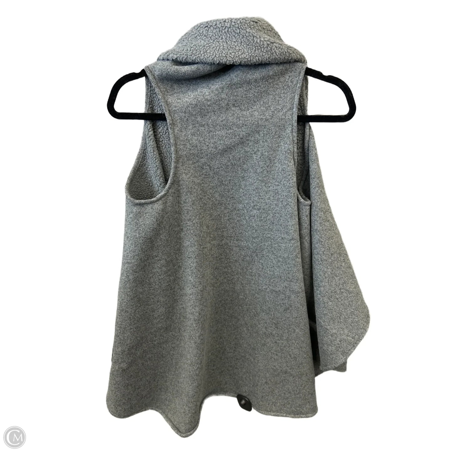 Vest Fleece By Clothes Mentor In Grey, Size: S
