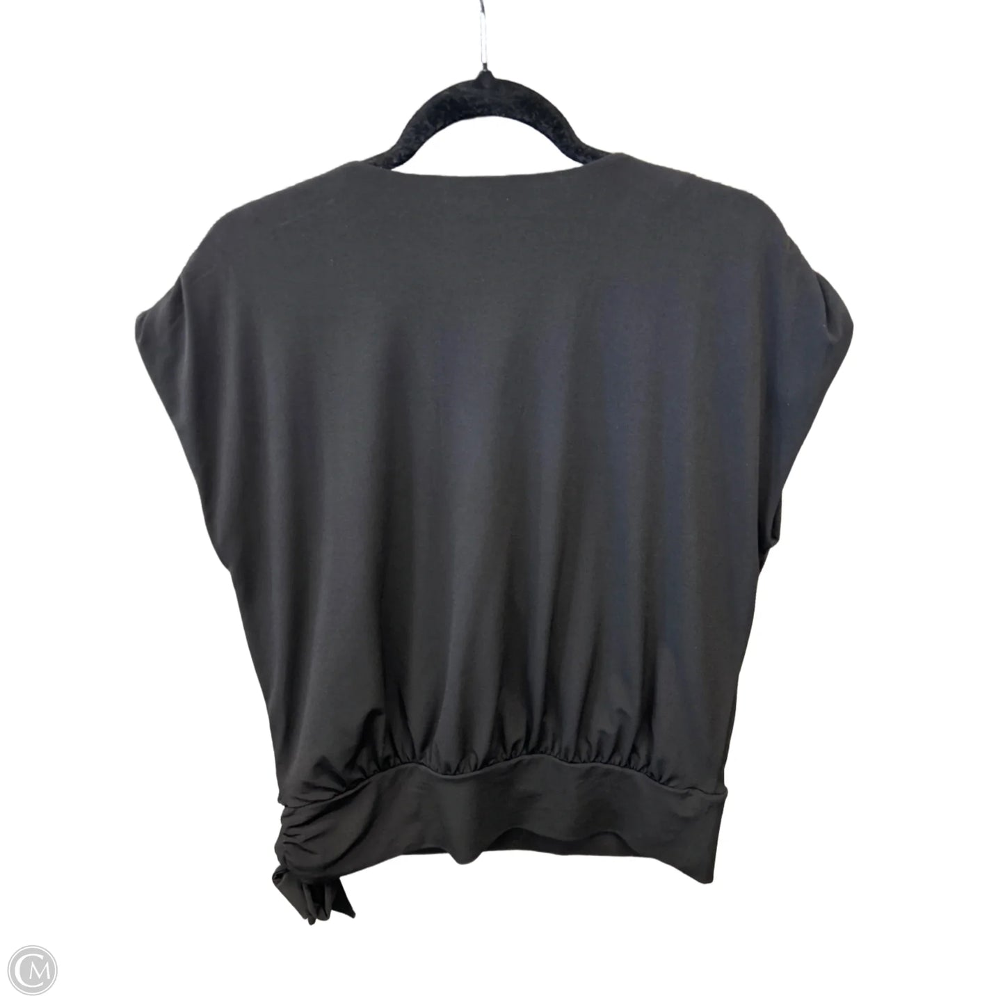 Top Short Sleeve By Inc In Black, Size: L